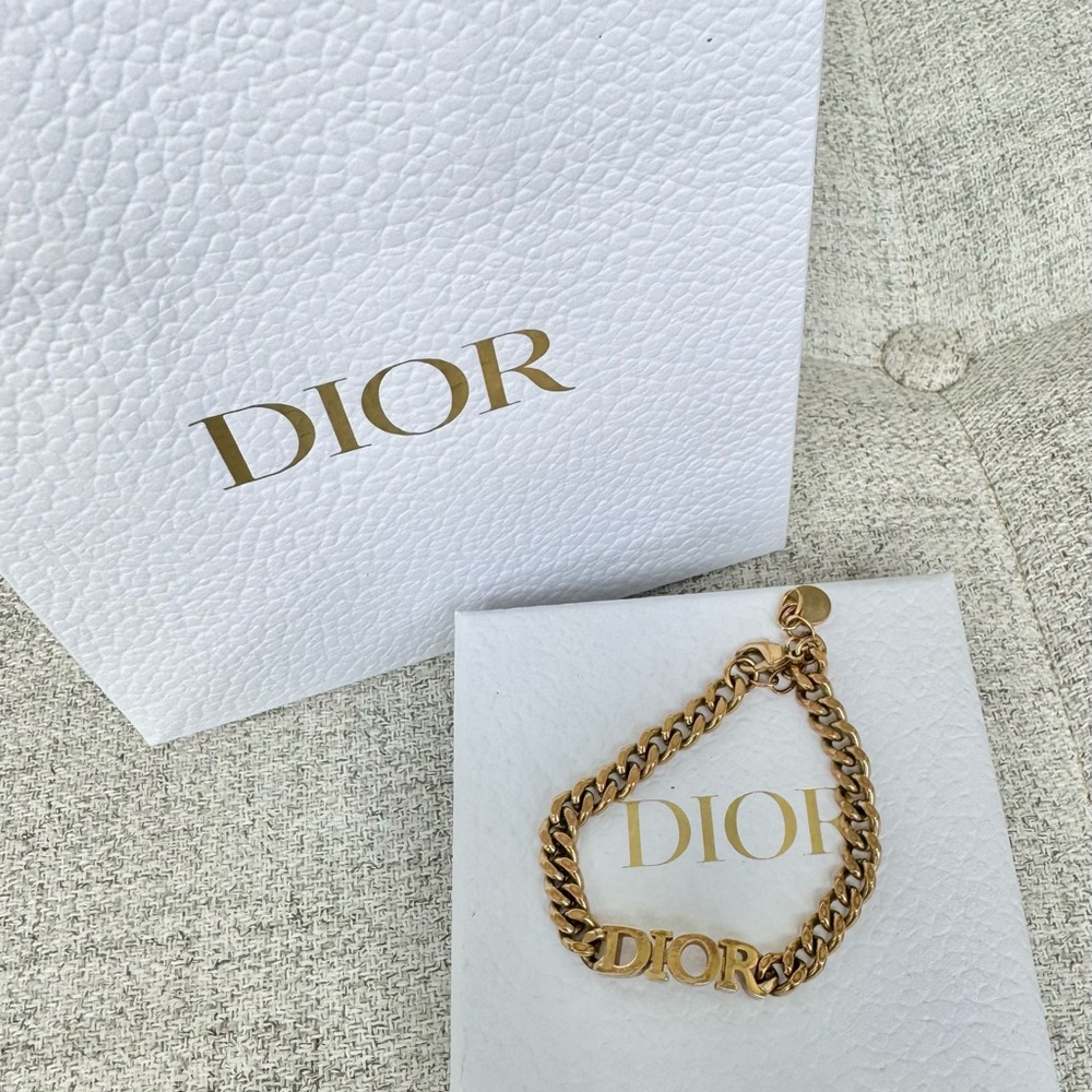 Dior logo bracelet